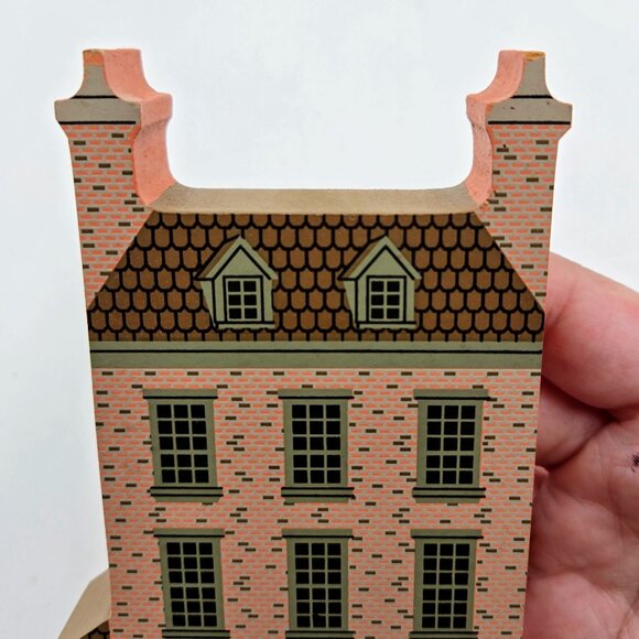 The Cat's Meow Village Vintage Lot 90’s Wooden House Town Buildings 8 Pieces - Picture 16 of 16